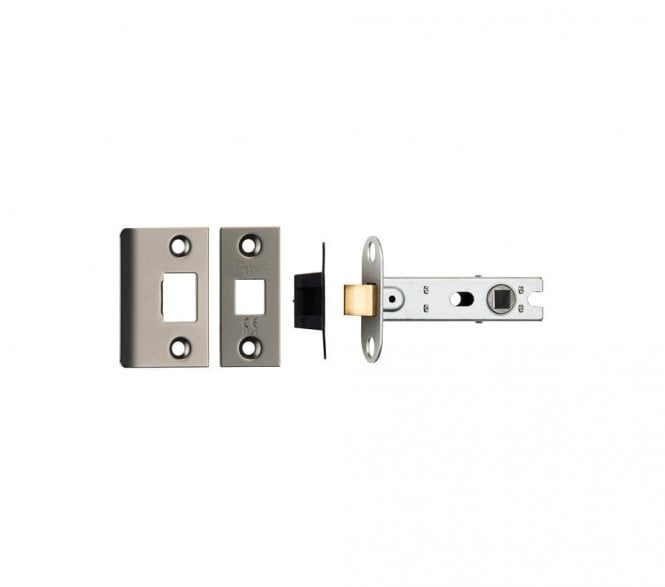 Eurospec BTL30/SQ 76mm Bolt-Through Tubular Mortice Latch  - Matt Bronze