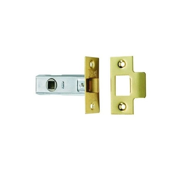 Eurospec Contract Tubular Mortice Latch - Electro Brassed