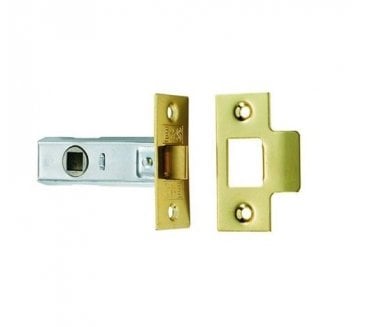 Eurospec Contract Tubular Mortice Latch - Electro Brassed