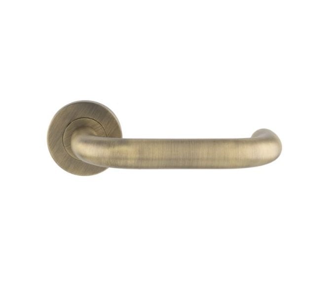 Eurospec CSL1190 Nera Return to Door Safety Door Handles - Antique Brass
