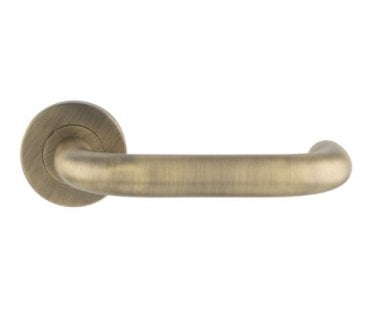 Eurospec CSL1190 Nera Return to Door Safety Door Handles - Antique Brass