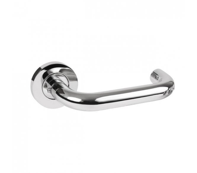 Eurospec CSL1190 Nera Return to Door Safety Door Handles - Polished Stainless Steel