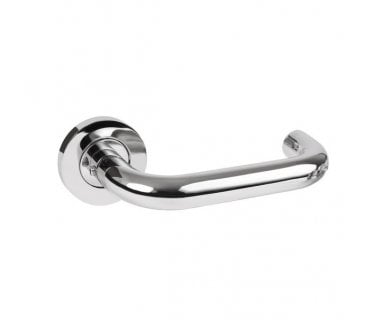 Eurospec CSL1190 Nera Return to Door Safety Door Handles - Polished Stainless Steel