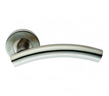 Eurospec CSL1193 Arched Door Handle On Rose - Satin Stainless Steel