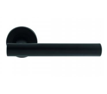Eurospec CSL1194 Philadlephia T-Bar Door Handle On Rose - Matt Black
