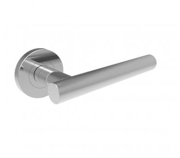 Eurospec CSL1194 Philadlephia T-Bar Door Handle On Rose - Polished Stainless Steel
