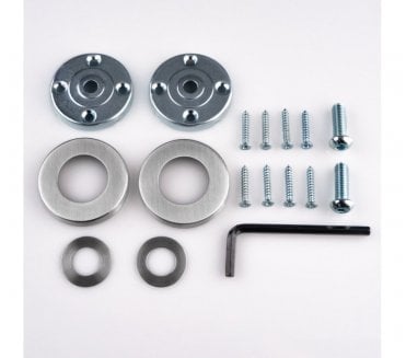 Eurospec CSR1005 Face-Fix Rose Pack For Pull Handles - Satin Stainless Steel