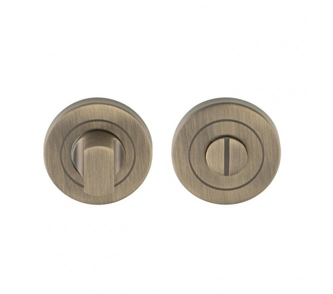 Eurospec CST1015 Bathroom Turn & Release Set - Antique Brass