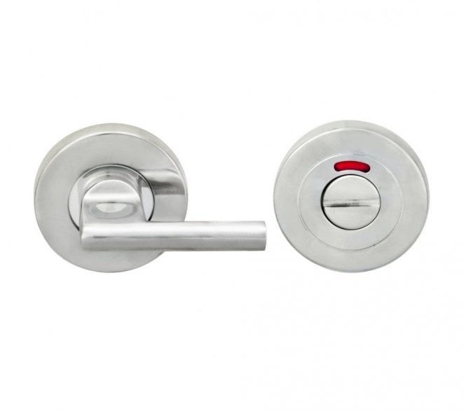 Eurospec CST1025 Less Able Bathroom Turn & Release Set - Polished Stainless Steel