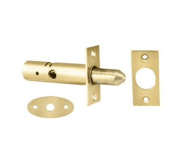 Eurospec DSB8225 Security Mortice Rackbolts - Polished Brass