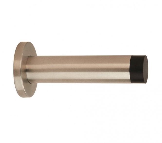 Eurospec DSW1017 Skirting Mounted Door Stop 102mm - Satin Stainless Steel