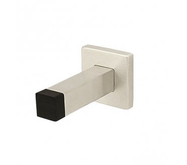 Eurospec DSW1415 85mm Square Skirting Door Stop -  Stainless Steel