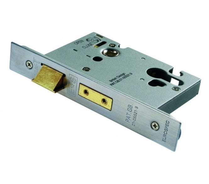 Eurospec ESS Europrofile Easi-T Mortice Sashlock Case - Satin Stainless Steel