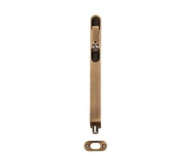 Eurospec FBT1008/R Lever Action Flush Bolt 202mm - Antique Brass (Radius)