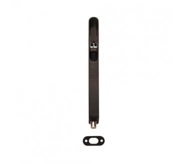 Eurospec FBT1008/R Lever Action Flush Bolt 202mm - Matt Black (Radius)
