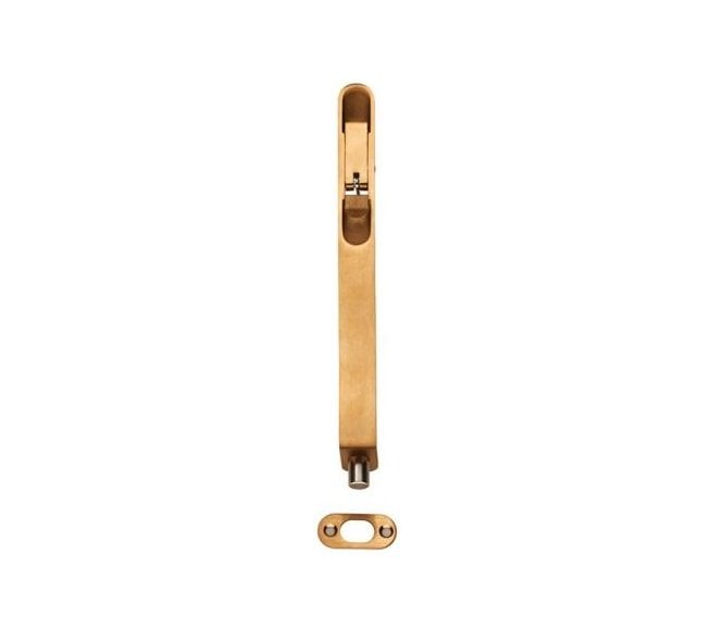 Eurospec FBT1008/R Lever Action Flush Bolt 202mm - Satin Brass PVD (Radius)