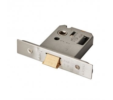 Eurospec FLL5030 Easi-T Flat Mortice Latch Heavy Sprung - Satin Stainless Steel