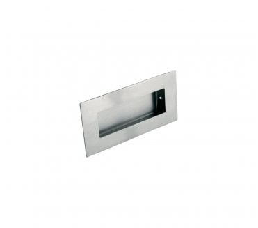 Eurospec FPH1000 Rectangular Sliding Flush Pull 102x51mm - Satin Stainless