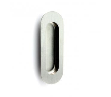 Eurospec FPH1001 Stainless Steel Radius Sliding Flush Pull - Satin Stainless