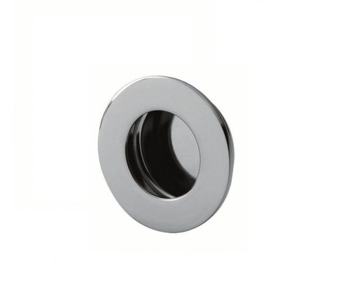 Eurospec FPH1002 Circular Sliding Flush Pull 48mm - Polished Stainless
