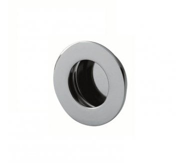 Eurospec FPH1002 Circular Sliding Flush Pull 48mm - Polished Stainless