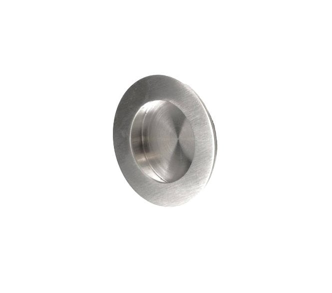 Eurospec FPH1002 Circular Sliding Flush Pull 48mm - Satin Stainless