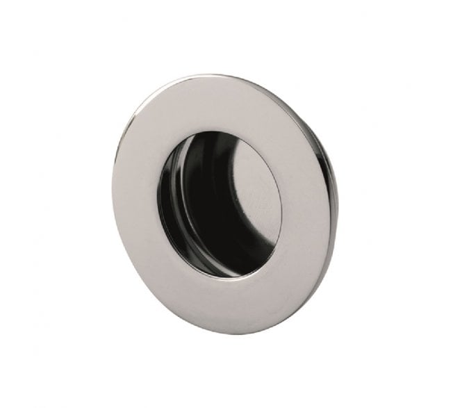 Eurospec FPH1003 Circular Sliding Flush Pull 78mm - Polished Stainless