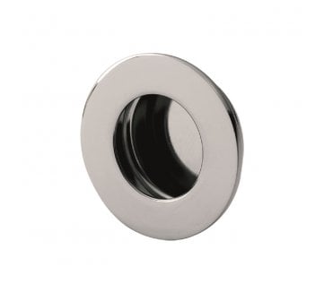 Eurospec FPH1003 Circular Sliding Flush Pull 78mm - Polished Stainless
