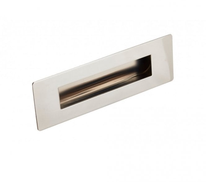 Eurospec FPH1180 Rectangular Stainless Steel Flush Pull 180x60mm - Polished Stainless Steel