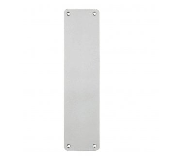 Eurospec FPP Stainless Steel Finger Plate (Plain) - Polished Stainless Steel