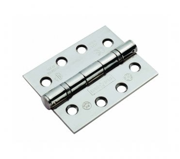 Eurospec Grade 316 Stainless Steel 102x76mm Ball Bearing Hinges - Polished Stainless Steel
