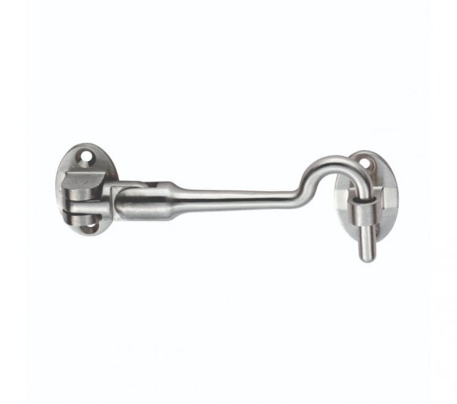 Eurospec Grade 316 Stainless Steel Cabin Hook 100mm - Satin Stainless Steel