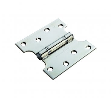 Eurospec H2N Grade 13 Fire Rated Ball Bearing Parliament Hinges (Pair) 102x102mm - Polished Stainless Steel