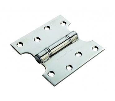 Eurospec H2N Grade 13 Fire Rated Ball Bearing Parliament Hinges (Pair) 102x127mm - Polished Stainless Steel