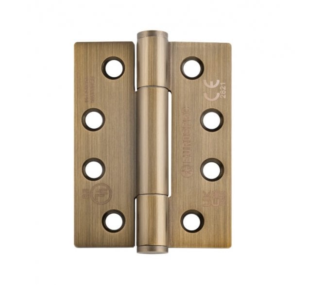 Eurospec H3N 102x76mm Concealed Bearing Heavy Duty Butt Hinges - Antique Brass (Pair)