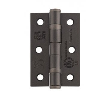 Eurospec HIN1322 76x51mm Grade 7 Ball Bearing Butt Hinges (Pair) - Matt Bronze