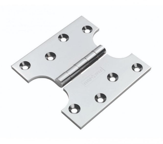 Eurospec HIN3424 102x102mm Parliament Hinges (Pair) - Polished Chrome