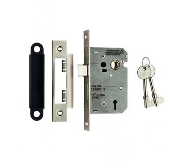 Eurospec LSE 3-Lever Easi-T Mortice Sashlock 76mm NP