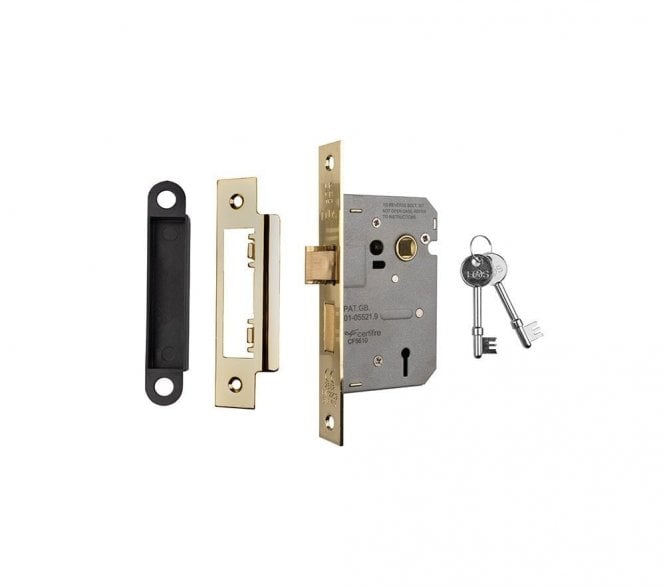 Eurospec LSE 3-Lever Easi-T Mortice Sashlock - Polished Brass