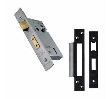 Eurospec LSS 5-Lever Heavy Duty Easi-T Mortice Sashlock - Matt Black
