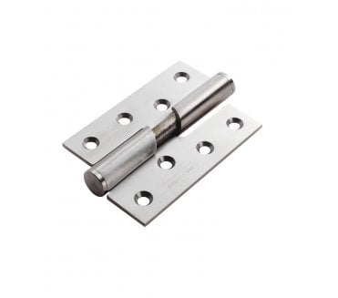 Eurospec RBH1433 102x76mm Rising Butt Hinges (Pair) - Satin Stainless Steel