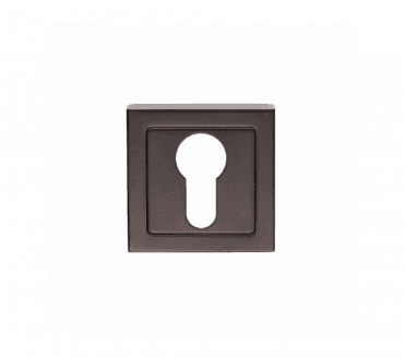 Eurospec SSE1405 Euro Profile Square Escutcheon - Matt Black