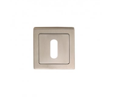 Eurospec SSP1405DUO Square Keyhole Escutcheon - Satin Stainless Steel