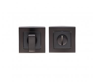 Eurospec SST1415 Square Bathroom Turn & Release - Matt Black