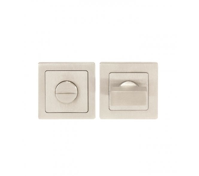 Eurospec SST1415 Square Bathroom Turn & Release - Satin Stainless Steel