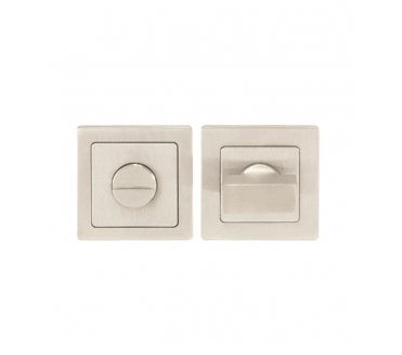 Eurospec SST1415 Square Bathroom Turn & Release - Satin Stainless Steel