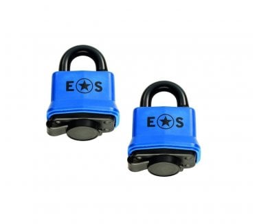Eurospec Standard Shackle ABS Waterproof Padlock 50mm (Keyed Alike, Pack 2)