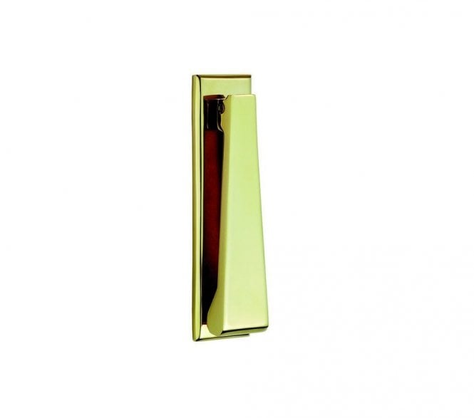 Eurospec SWE1020PVD Slimline Door Knocker - PVD Brass