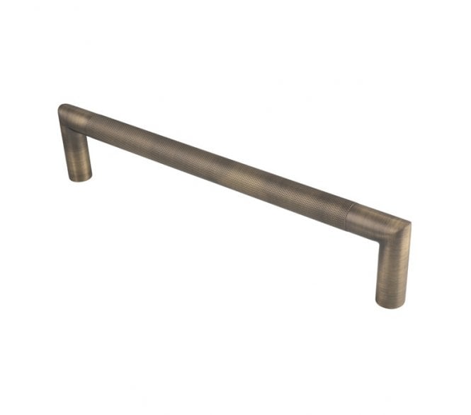 Eurospec SWP1169 Knurled Pull Handle, 300mm - Antique Brass