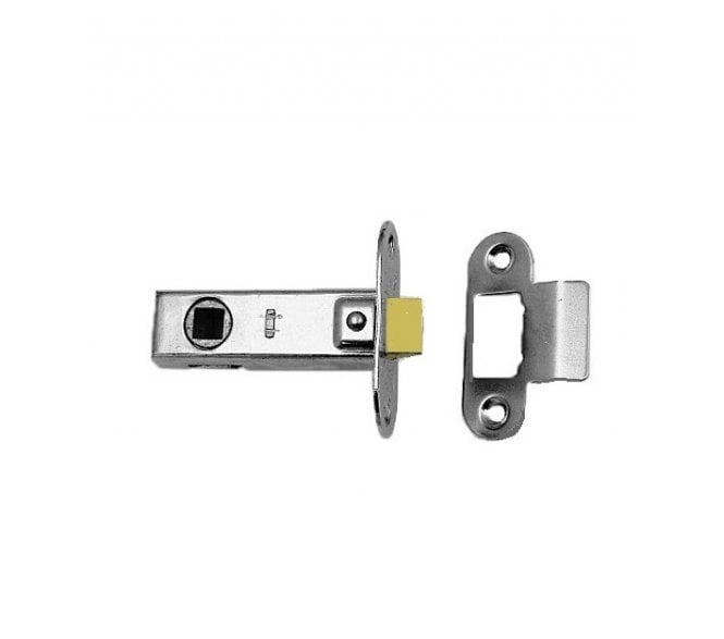 Eurospec TLE Radius Tubular Mortice Latch 63mm - Nickel Plated